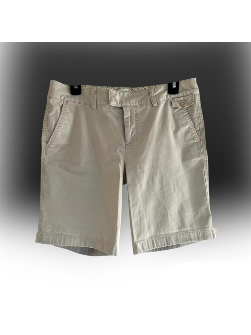 Cotton Business Casual Khaki Shorts w Stretch Perfect - Picture 2 of 3